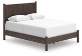 Pamytta Brown Panel Bedroom Set angled view