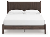 Pamytta King Platform Bed head-on view