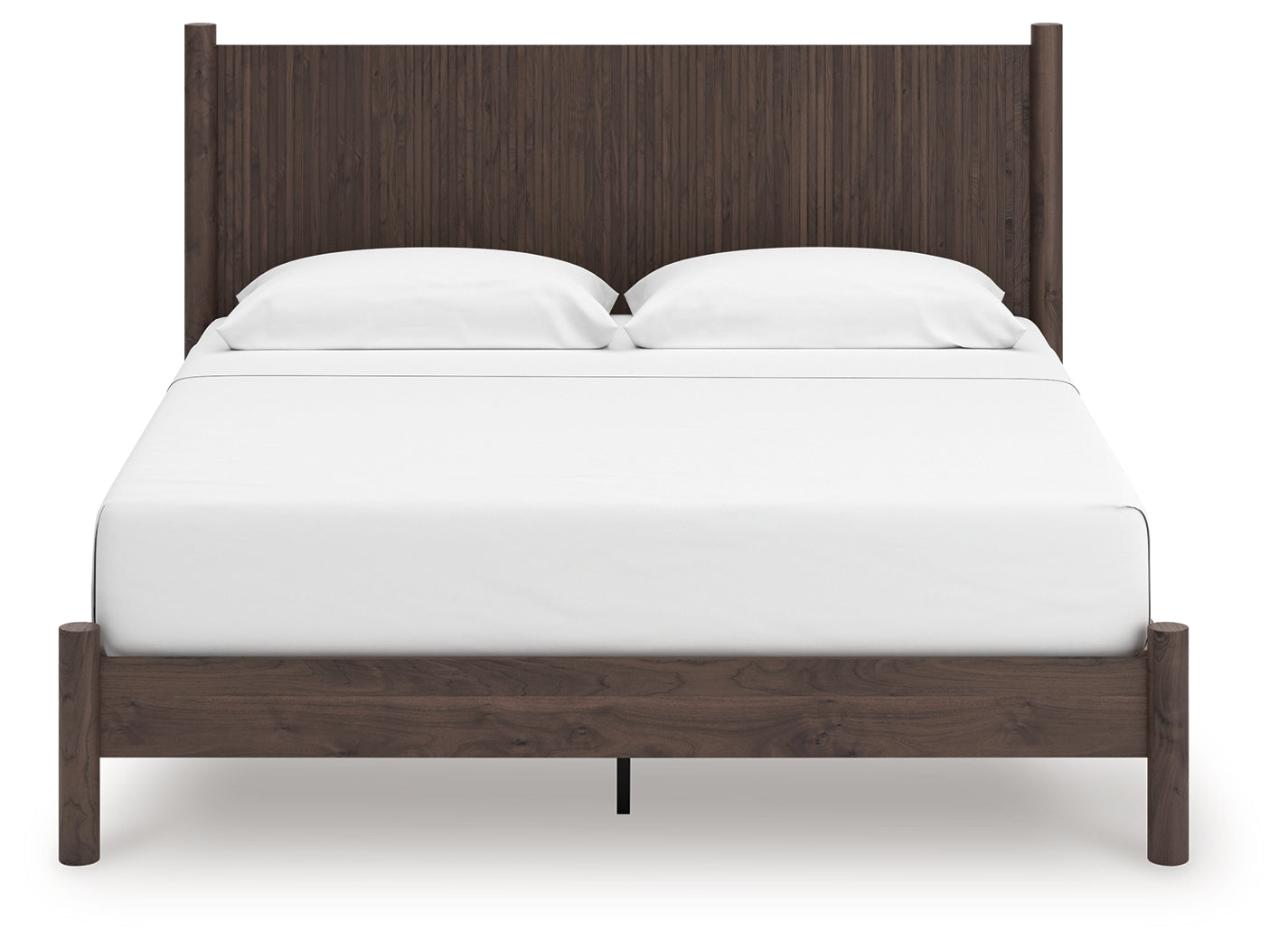 Pamytta King Platform Bed head-on view