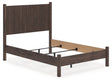 Pamytta full panel bed angled side view