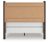 Back view of Pamytta full panel bed