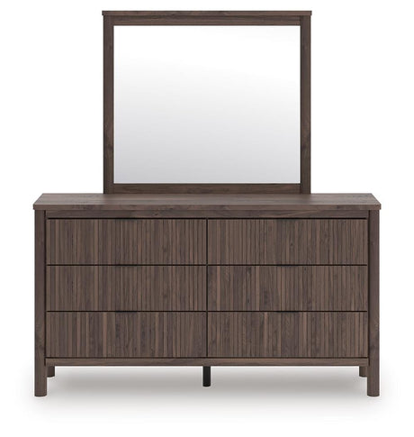 Pamytta Brown Upholstered Panel Bedroom Set view 11