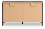 Pamytta Brown Dresser back view