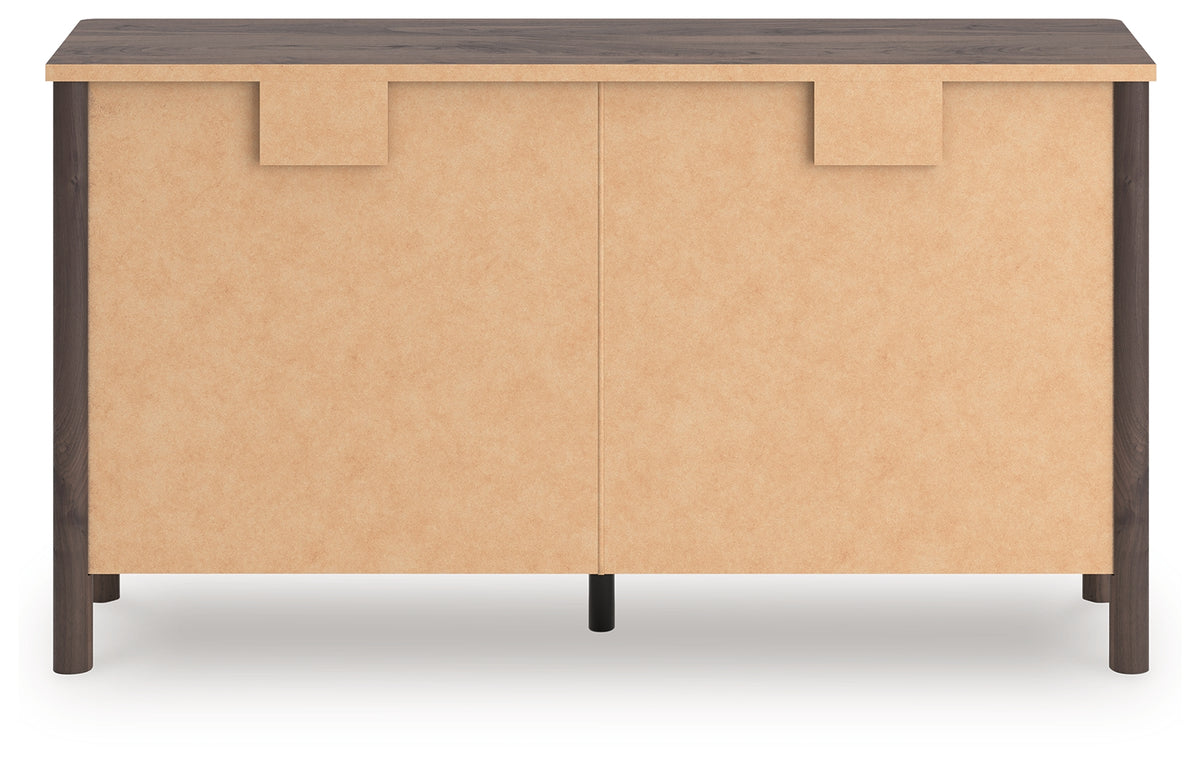 Pamytta Brown Dresser back view
