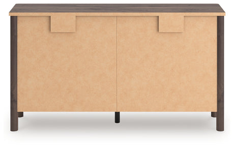 Pamytta Brown Dresser back view