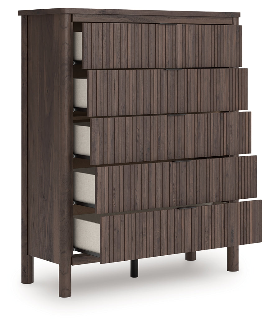 Pamytta chest of drawers with one drawer open showing interior
