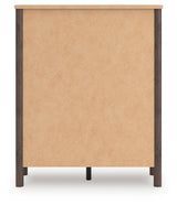 Back view of Pamytta wide chest of drawers