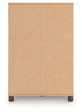 Back view of Pamytta Brown Dressing Chest