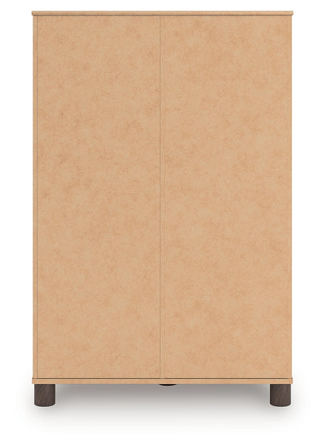 Back view of Pamytta Brown Dressing Chest
