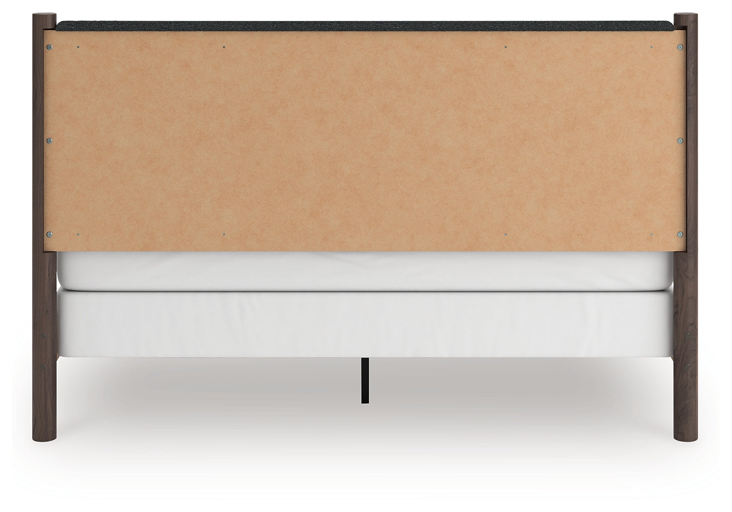 Back view of Pamytta King Upholstered Panel Bed