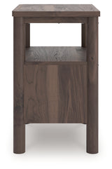 Alternate side view of Pamytta nightstand