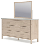 Cadmori Two-Tone Dresser And Mirror