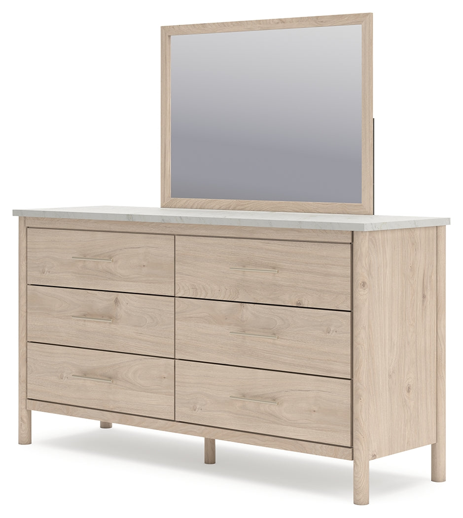 Cadmori Two-Tone Dresser And Mirror