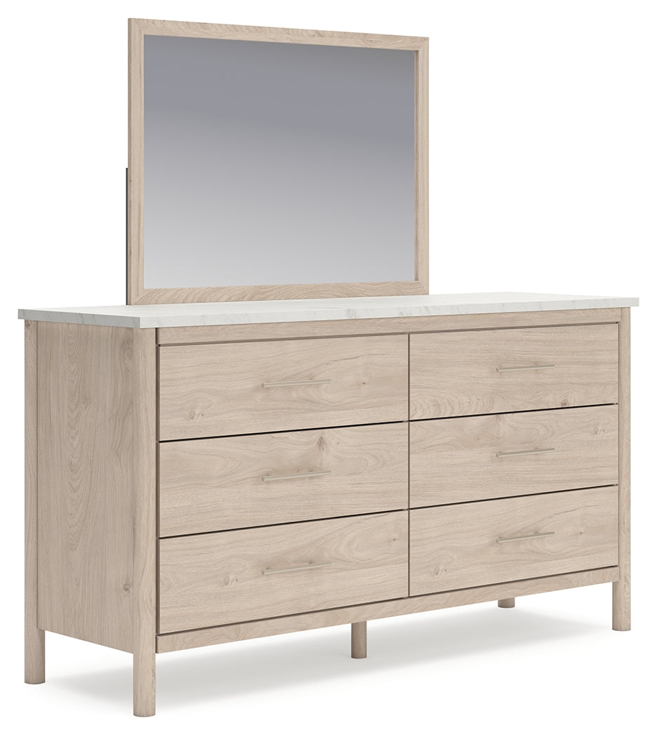 Cadmori Two-Tone Dresser And Mirror