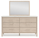 Cadmori Two-Tone Dresser And Mirror