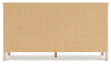 Cadmori Two-Tone Dresser back view