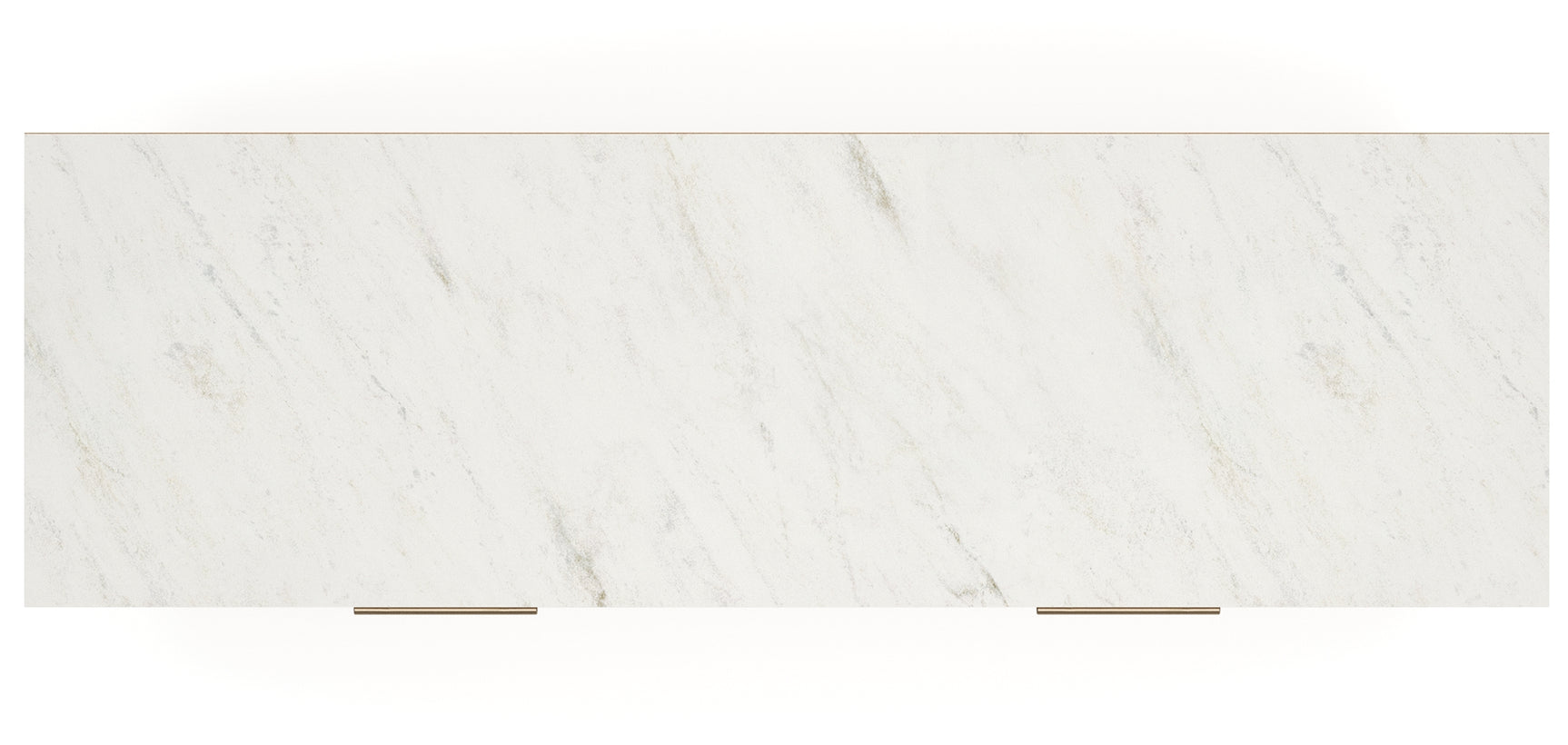 Cadmori Two-Tone Dresser top view showing replicated marble surface