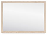 Cadmori bedroom mirror side angle showing frame