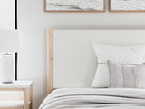 Cadmori bed headboard upholstery detail