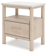 Side view of Cadmori Nightstand