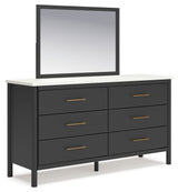 Cadmori Dresser angled view showing drawers