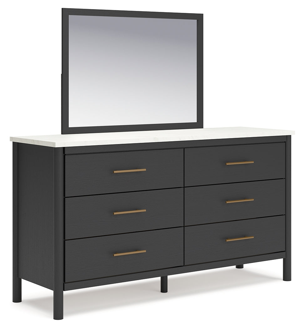 Cadmori Dresser angled view showing drawers