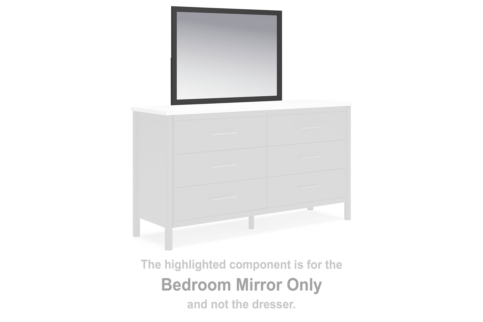 Cadmori Black Bedroom Mirror
