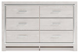 Altyra White Dresser head-on view