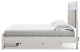 Alternate side angle of Altyra King Upholstered Storage Bed