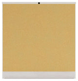 Altyra White Nightstand back view