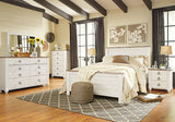 Willowton Whitewash Dresser And Mirror - Ella Furniture