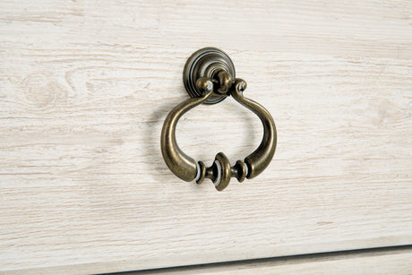 Detailed shot of wood grain accents