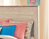 Willowton Twin Bed footboard detailed view