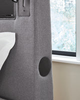 Verishaw Bed speaker system close-up