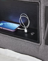 Verishaw Bed USB charging ports detail