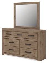 Oliandon dresser corner angle showing drawers