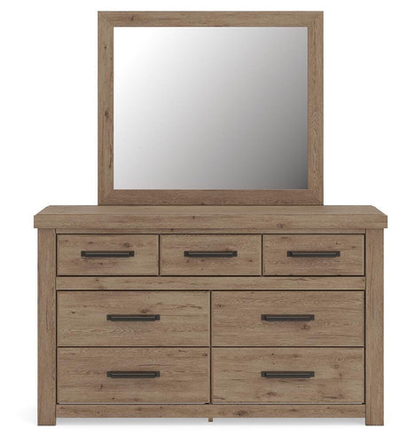 Oliandon Light Brown Panel Storage Bedroom Set view 20