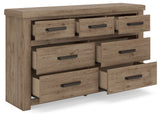 Oliandon Dresser open drawer showing interior