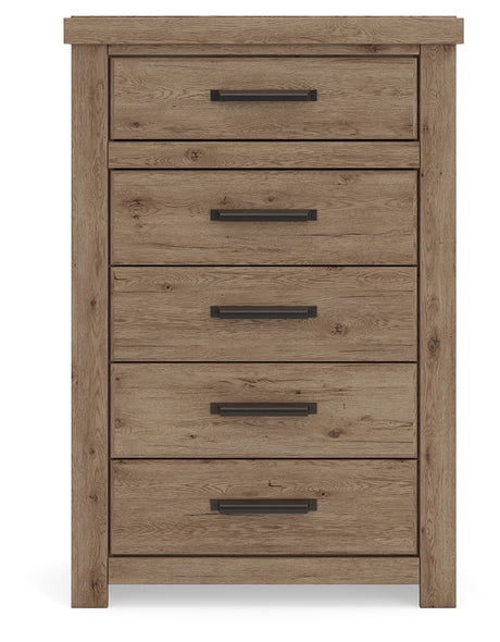 Oliandon Chest of Drawers head-on view