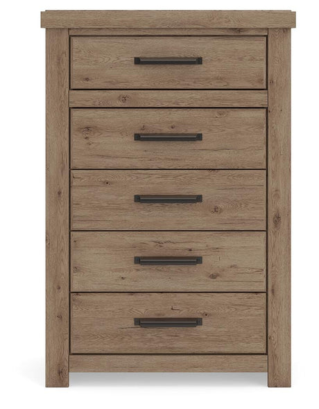Oliandon Light Brown Panel Bedroom Set view 20