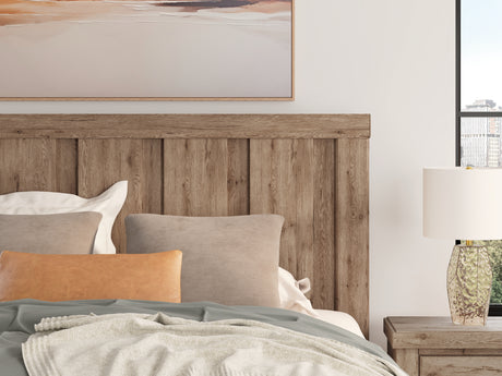 Headboard detailed wood texture