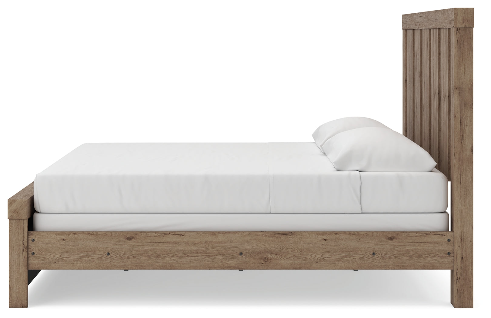 Side alternate angle of Oliandon King Panel Bed