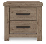 Oliandon Light Brown Panel Bed. Dresser, Mirror Bedroom Set view 18