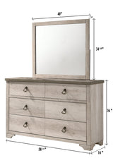 Patterson Driftwood Modern Sturdy, Wood King Panel Bed - Ella Furniture
