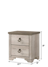Patterson Driftwood Modern Sturdy, Wood King Panel Bed - Ella Furniture