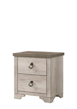 Patterson Driftwood Modern Sturdy, Wood King Panel Bed - Ella Furniture