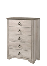 Patterson Driftwood Modern Sturdy, Wood King Panel Bed - Ella Furniture