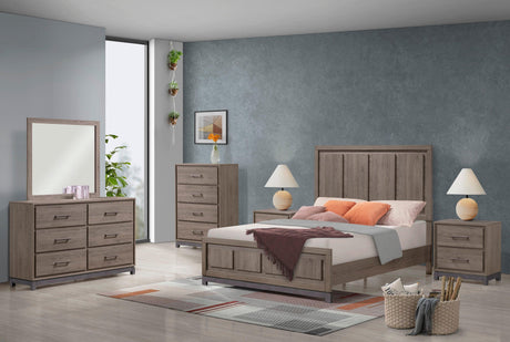 River Brown chest corner detail