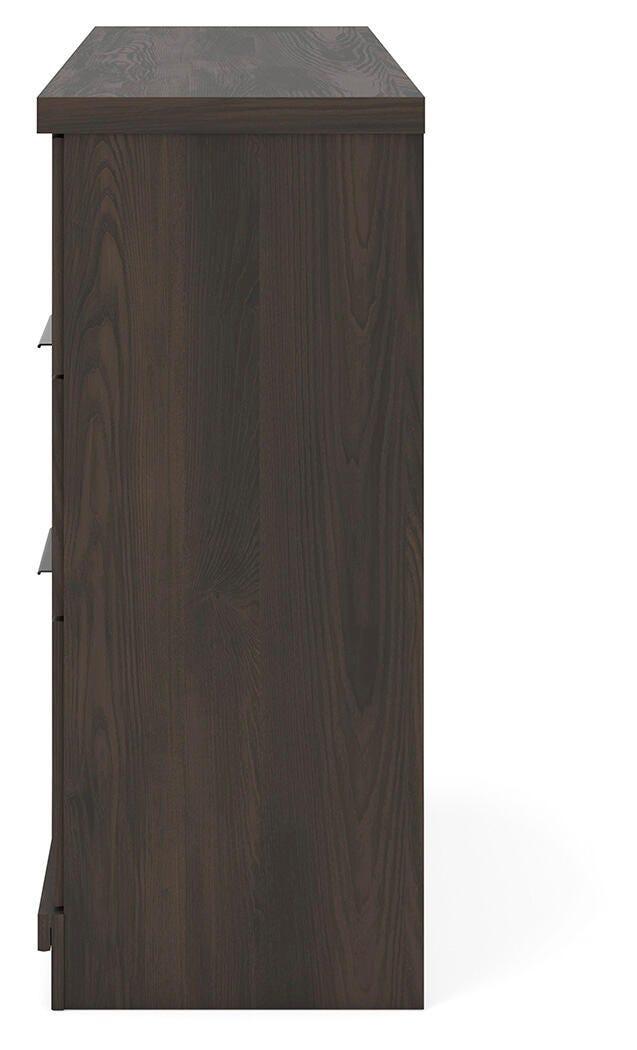 Shaehartin Dark Brown Dresser view 3