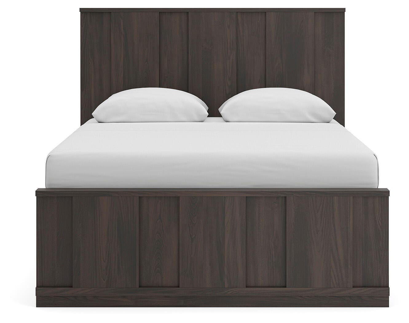 Shaehartin Dark Brown Queen Panel Bed view 6